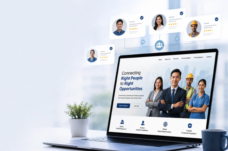 Professional Website Development for Manpower & Recruitment Agencies