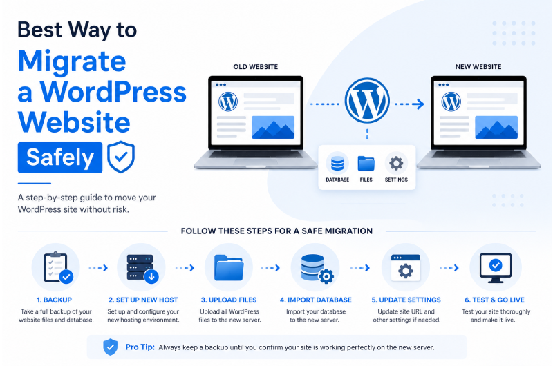 Best Way to Migrate a WordPress Website Safely