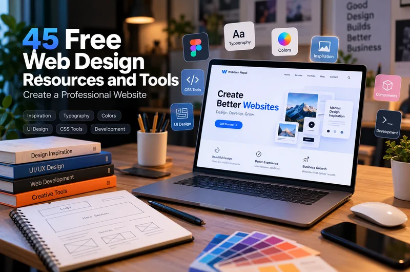 45 Free Web Design Resources and Tools to Create a Professional Website